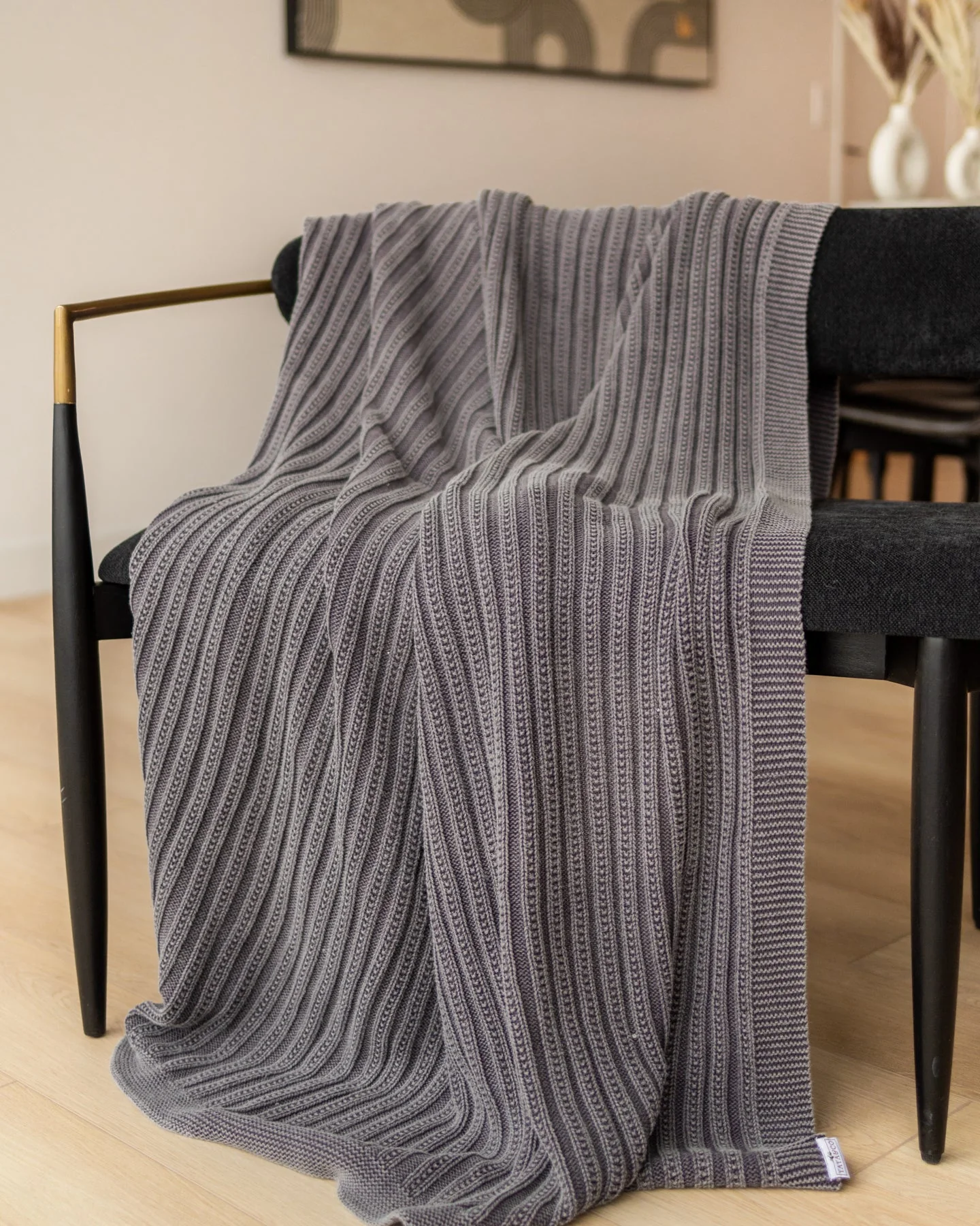 Brooklyn Organic Cotton Knit Throw Blanket - Image 8
