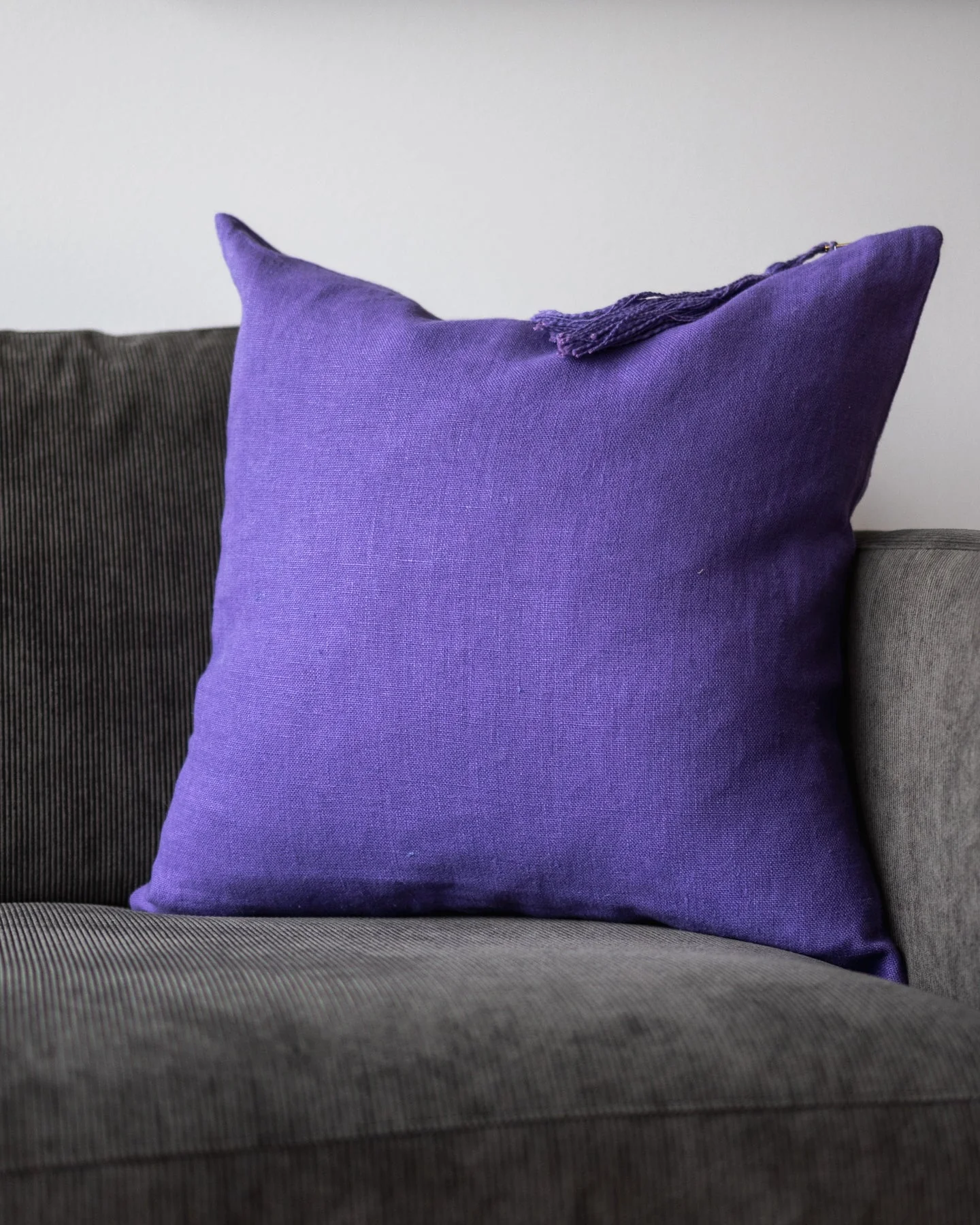 Chiara Organic Linen Throw Pillow - Image 17